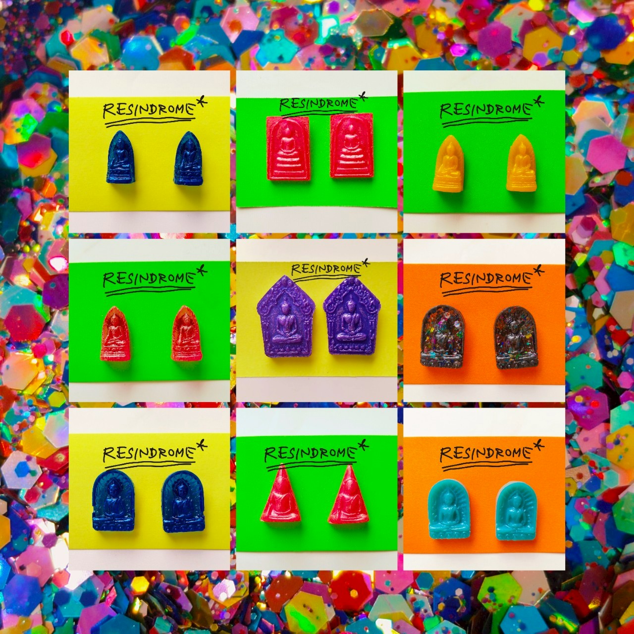 「Resindrome」BUDD EARRINGS