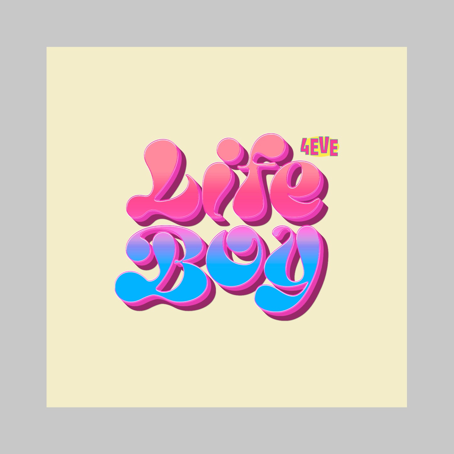 4EVE Tshirt Song Logo Life Boy