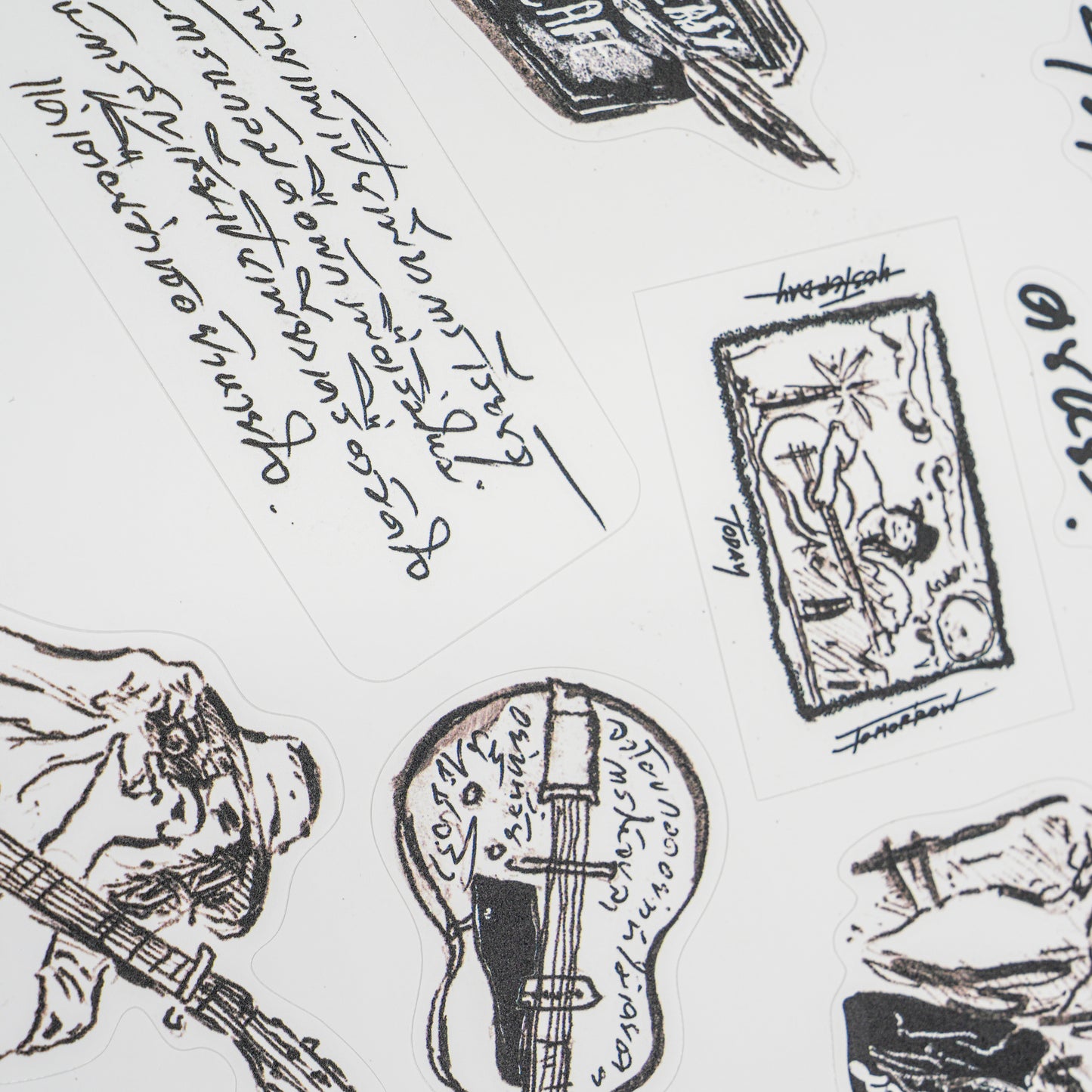 Greasy Cafe Sticker A4