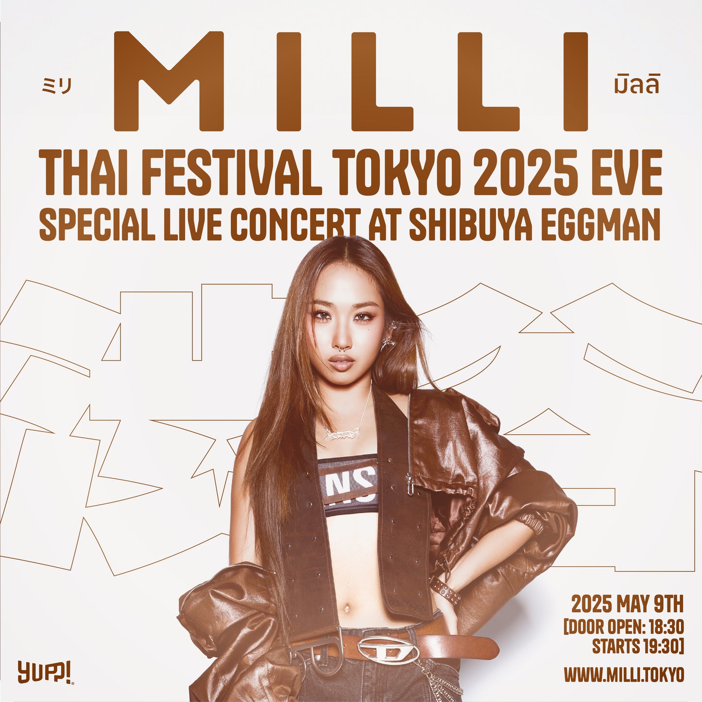 【MILLI】Thai Festival Tokyo 2025 EVE-Special Live Concert in Shibuya