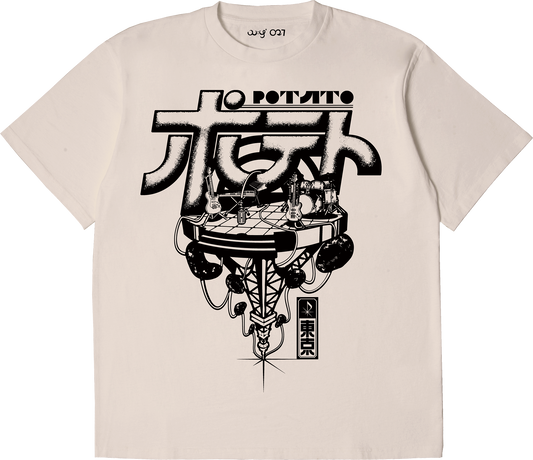 POTATO x KID ROSE:"Floating Gig"Tee
