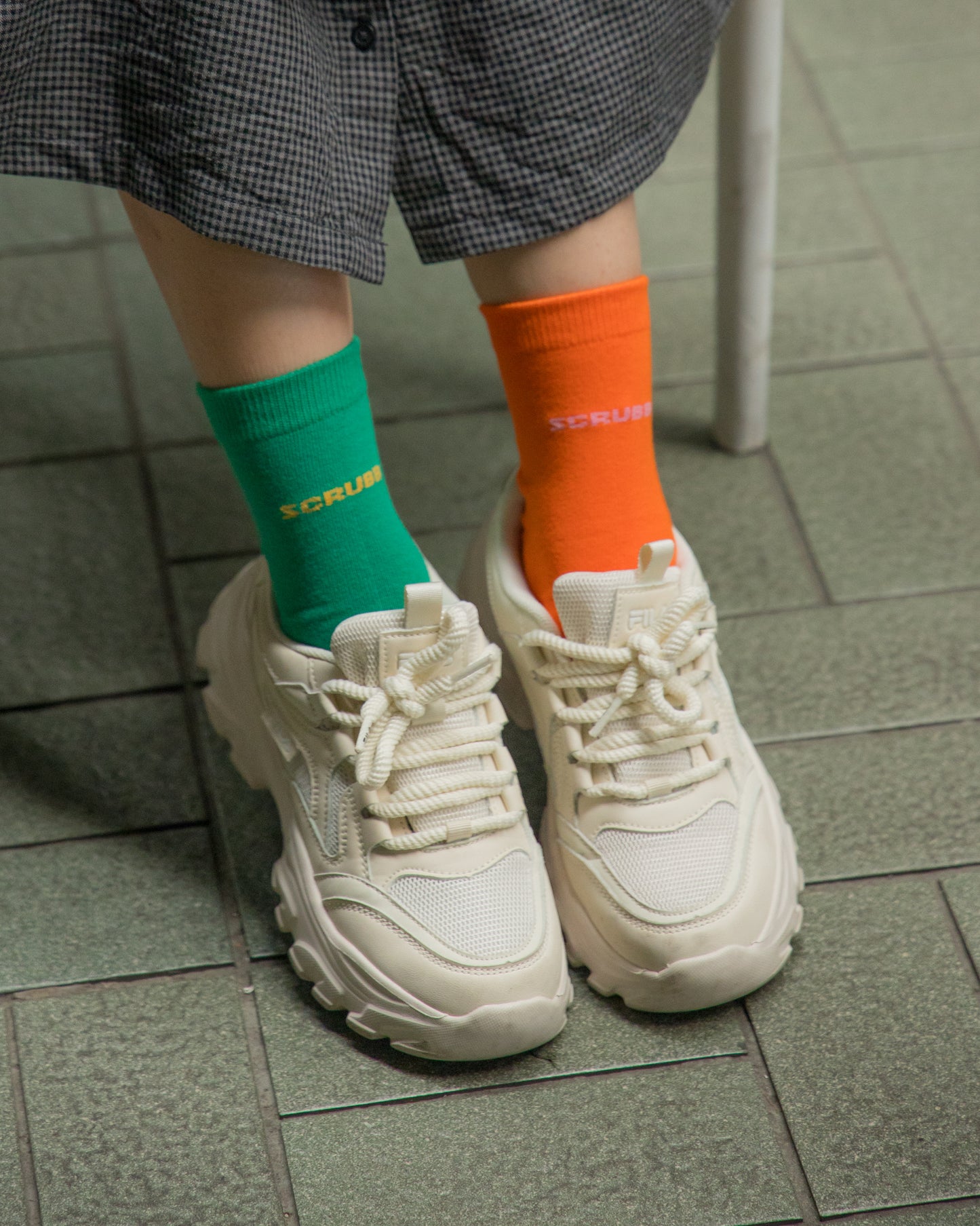 "SCRUBB" Socks