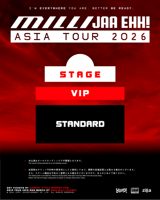 【General Ticket】MILLI JAA EHH! ASIA TOUR 2026 IN TOKYO