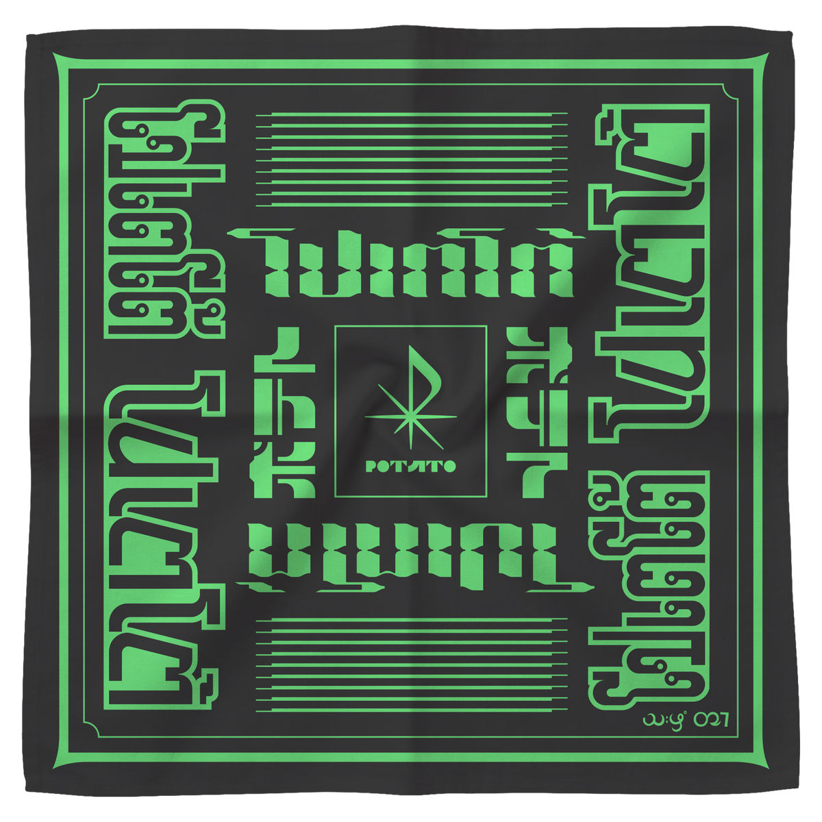 POTATO x KID ROSE:"Tokyo Mandala" Bandana