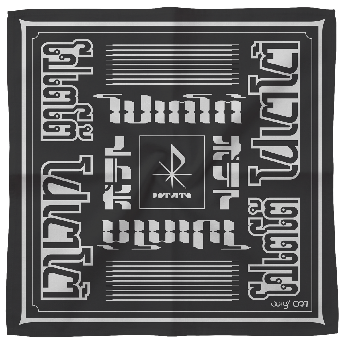 POTATO x KID ROSE:"Tokyo Mandala" Bandana