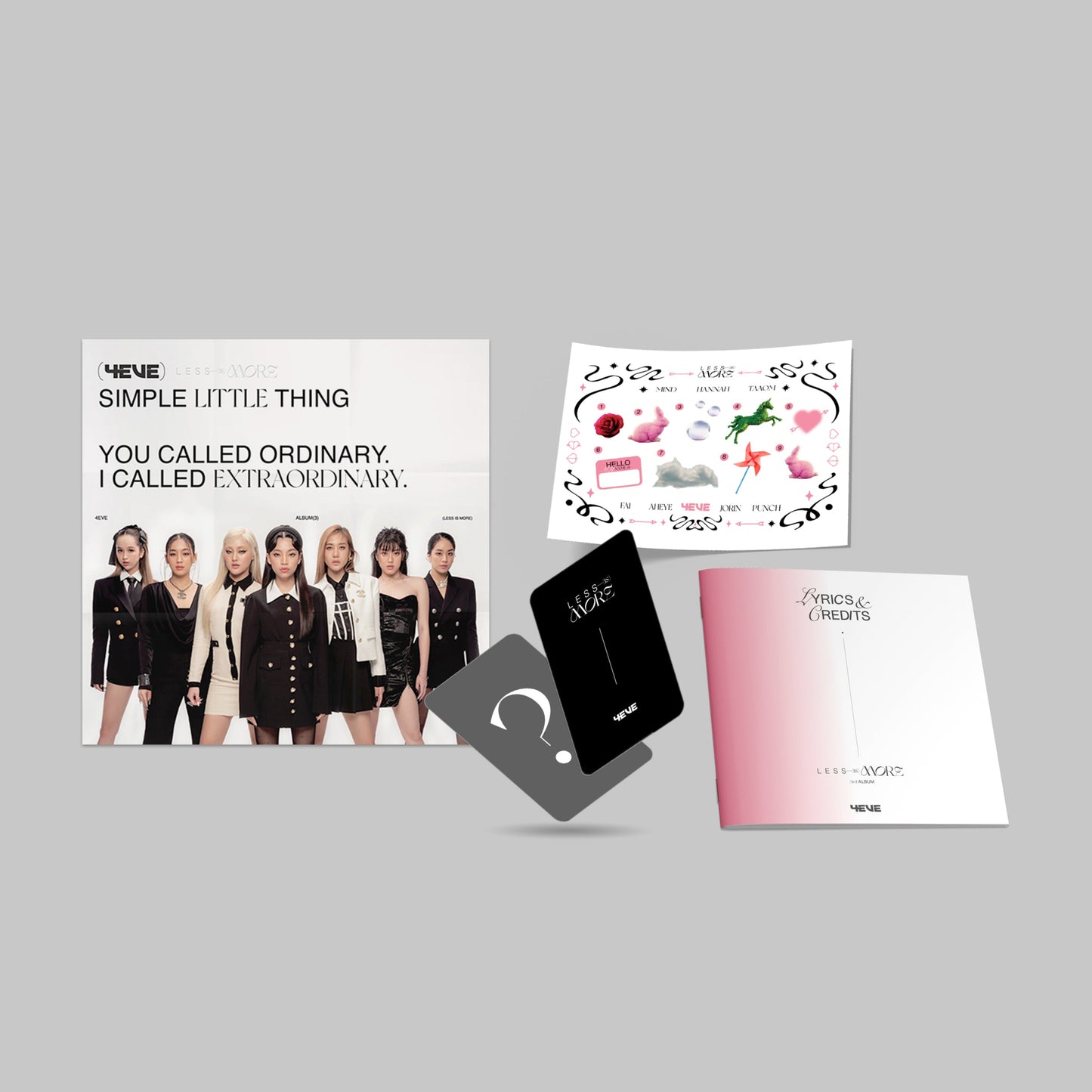 4EVE 3rd ALBUM (BOXSET) LESS IS MORE