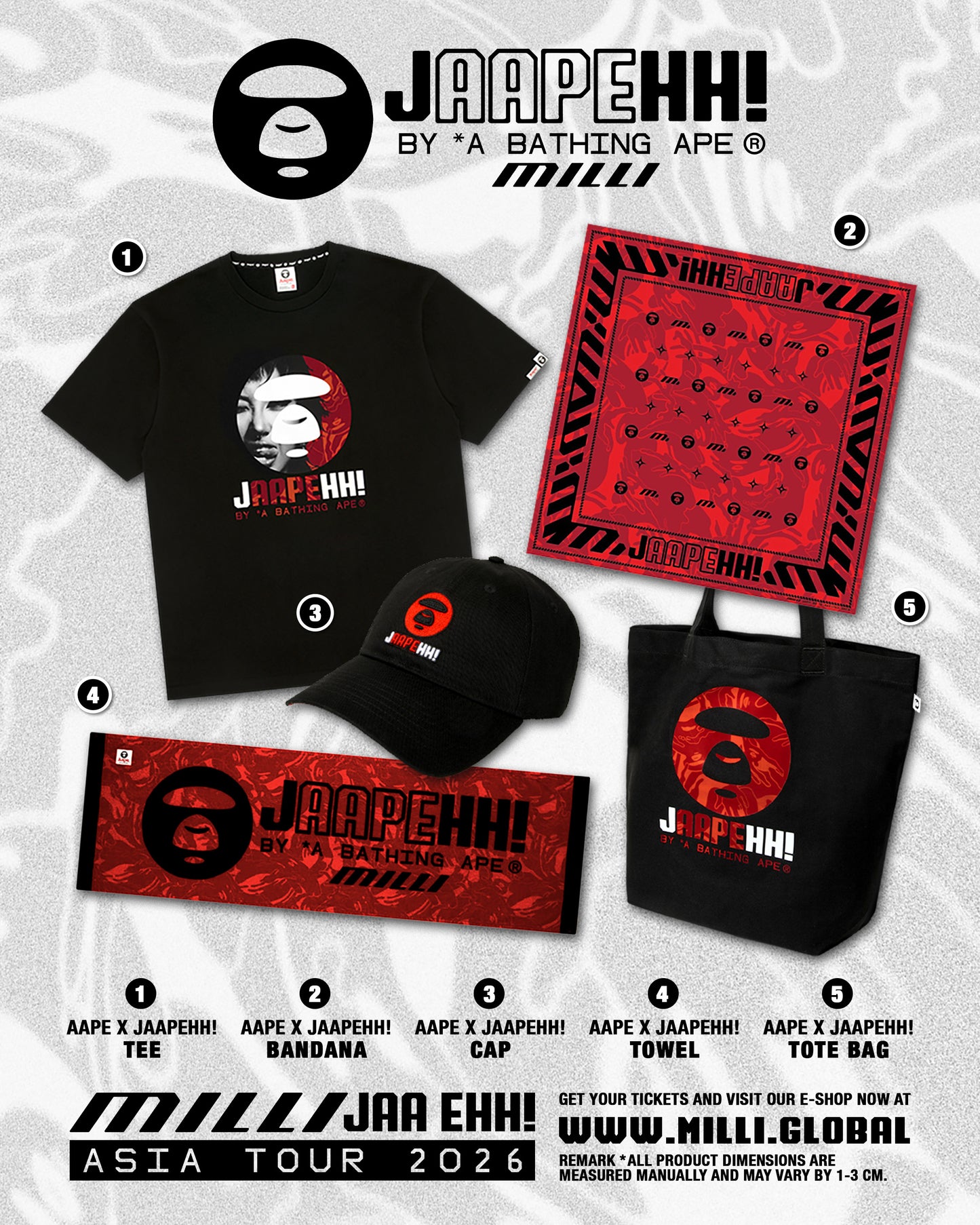 【Pre-Order】MILLI AAPE × JAAPEHH! TEE