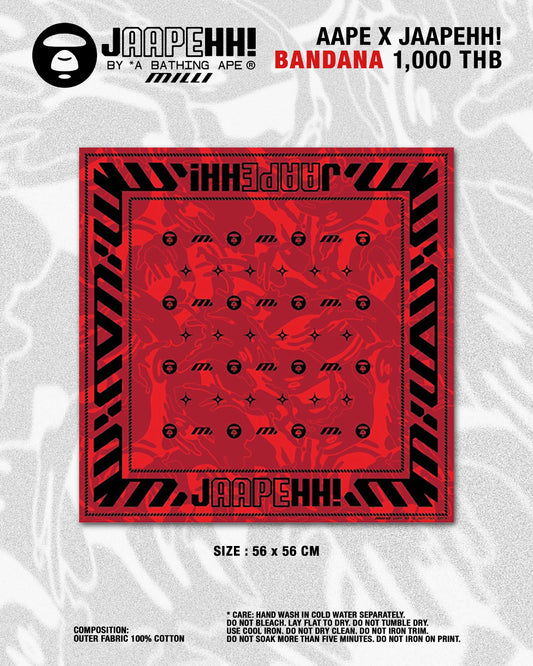 【Pre-Order】MILLI AAPE × JAAPEHH! BANDANA