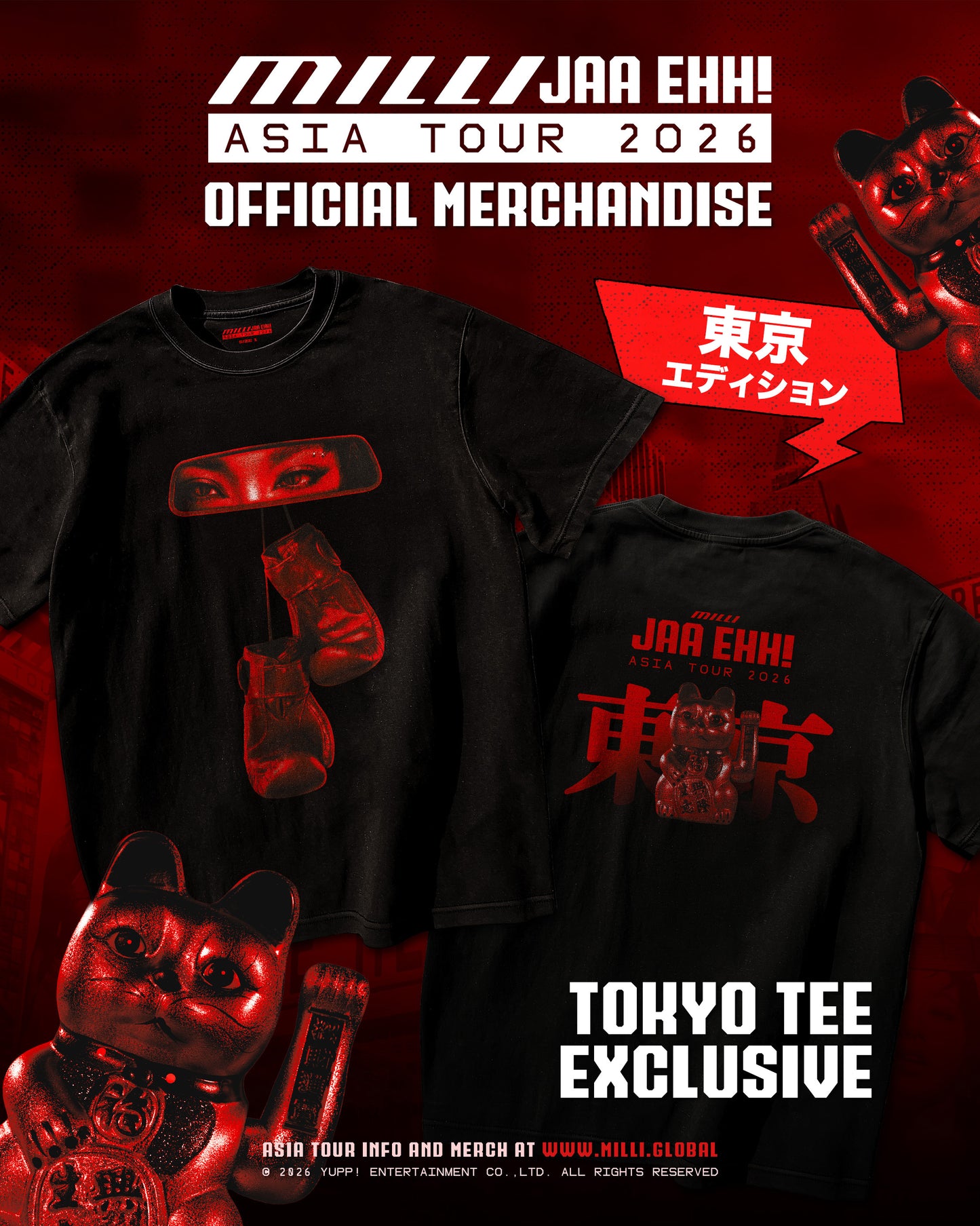 【Pre-Order】MILLI JAA EHH! TOKYO Edition TEE