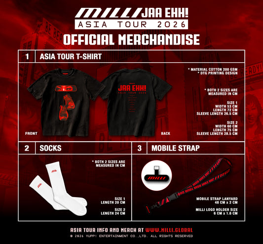 【Pre-Order】MILLI JAA EHH! ASIA TOUR SOCKS