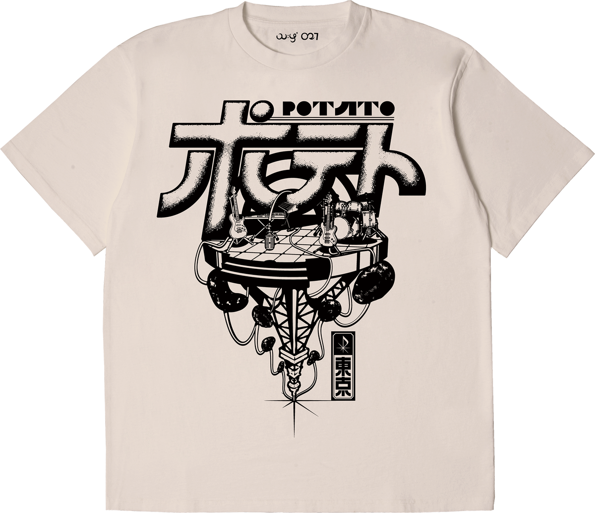 POTATO x KID ROSE:"Floating Gig"Tee