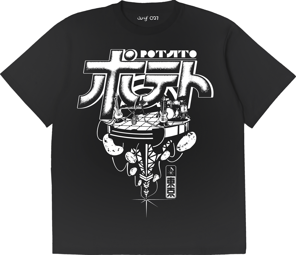 POTATO x KID ROSE:"Floating Gig"Tee