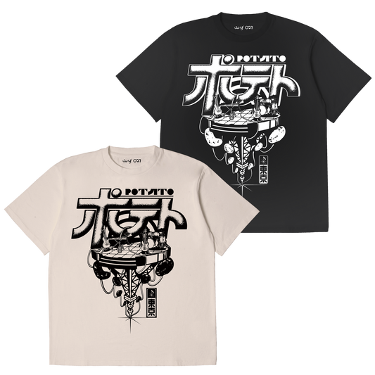POTATO x KID ROSE:"Floating Gig"Tee