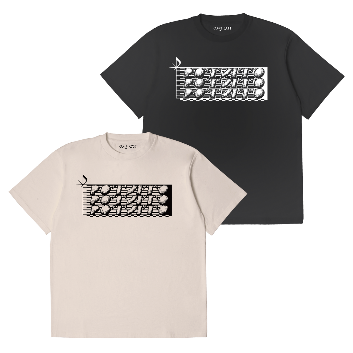 POTATO x KID ROSE:"Sound Matrix"Tee