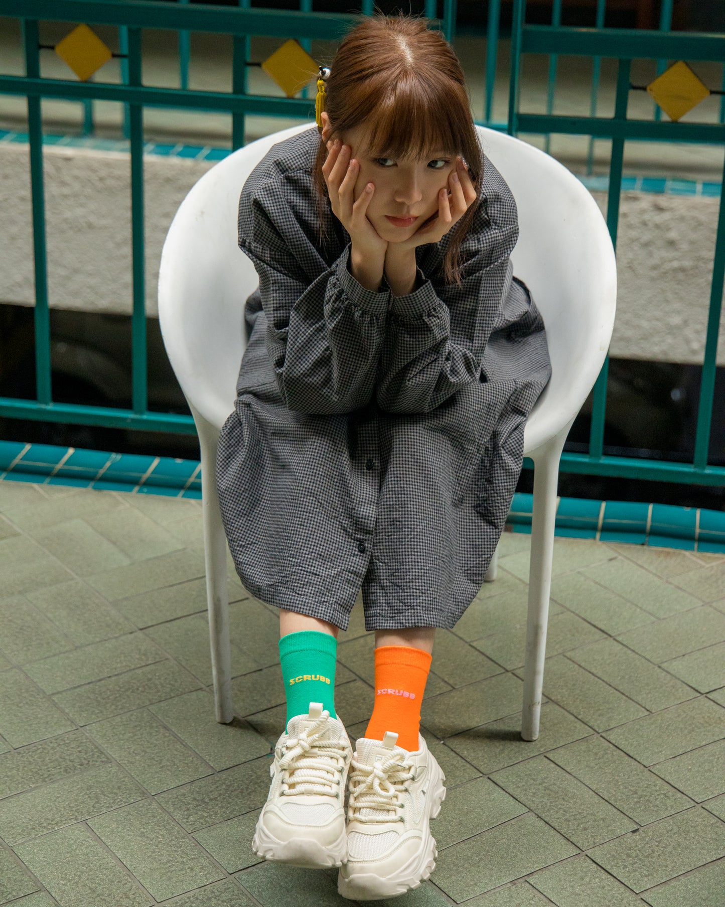 "SCRUBB" Socks